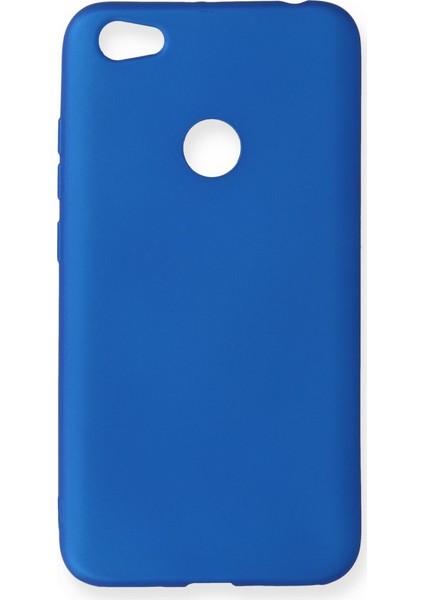 Xiaomi Redmi Note 5A Prime Kılıf Yumuşak Dokulu Silikon Mavi