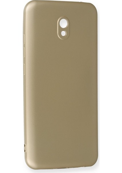 Xiaomi Redmi 8A Kılıf Yumuşak Dokulu Silikon Gold fiyatları