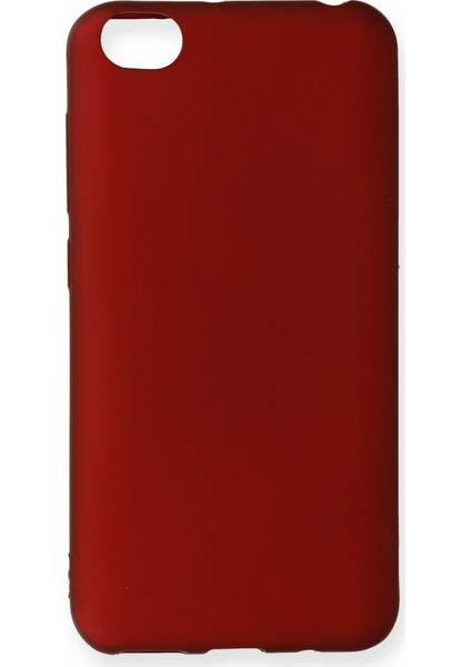 Xiaomi Redmi Go Kılıf Yumuşak Dokulu Silikon Bordo