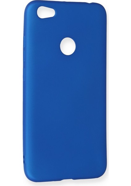 Xiaomi Redmi Note 5A Prime Kılıf Yumuşak Dokulu Silikon Mavi