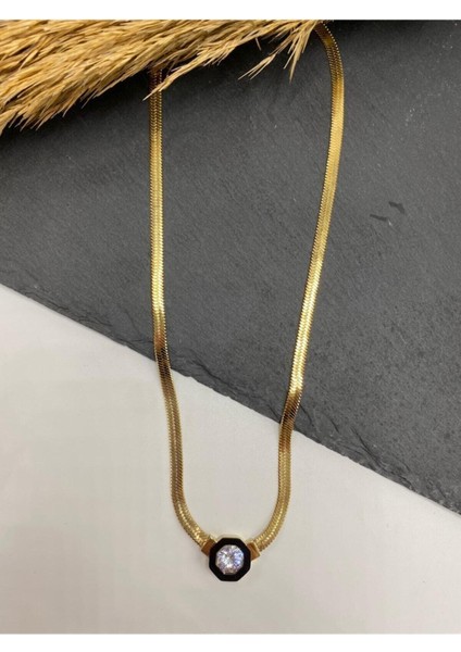 Çağla Şikel Kolyesi Gold