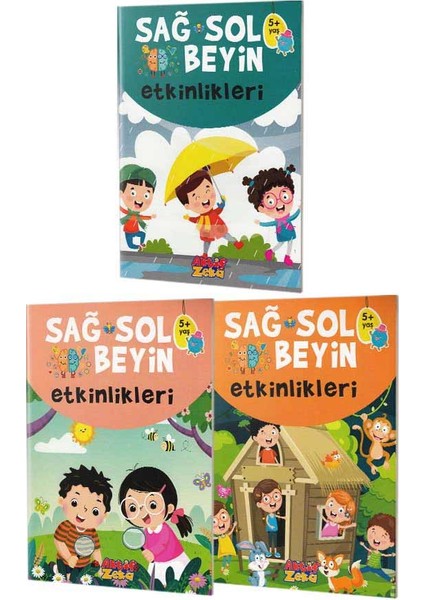 Aktif Zeka Yayınları - Sağ ve Sol Beyin Etkinlikleri Seti