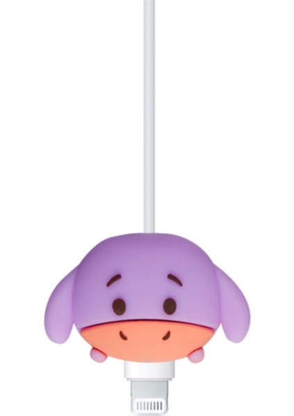 Sevimli Şarj Kablo Koruyucu Figürlü Kablo Eeyore
