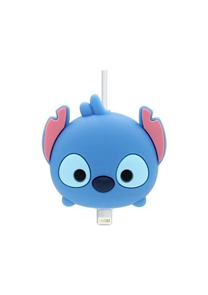 Sevimli Şarj Kablo Koruyucu Figürlü Kablo Stitch