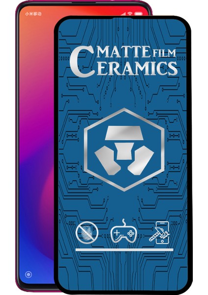 Xiaomi Mi 9t Tam Kaplayan Mat Seramik Nano Esnek Ekran Koruyucu