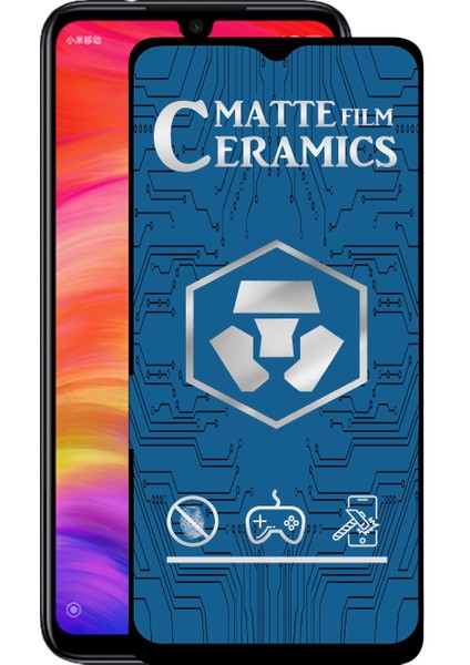 Case World Xiaomi Redmi Note 7 Tam Kaplayan Mat Seramik Nano Esnek Ekran Koruyucu