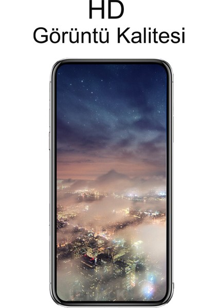 Apple iPhone 8 Tam Kaplayan Seramik Nano Esnek Ekran Koruyucu Beyaz