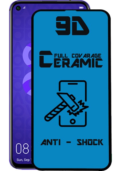 Huawei Nova 5t Tam Kaplayan Seramik Nano Esnek Ekran Koruyucu