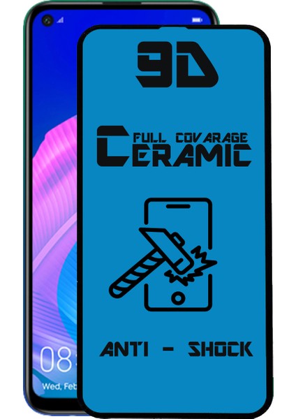 Huawei P40 Lite E Tam Kaplayan Seramik Nano Esnek Ekran Koruyucu