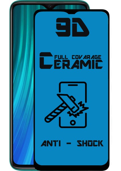 Xiaomi Redmi Note 8 Pro Tam Kaplayan Seramik Nano Esnek Ekran Koruyucu