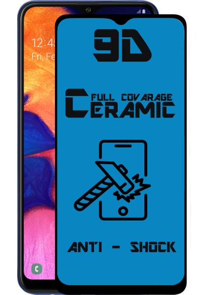 Samsung Galaxy A10 Tam Kaplayan Seramik Nano Esnek Ekran Koruyucu