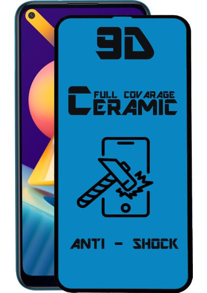 Samsung Galaxy M11 Tam Kaplayan Seramik Nano Esnek Ekran Koruyucu