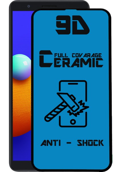 Samsung Galaxy A01 Core Tam Kaplayan Seramik Nano Esnek Ekran Koruyucu