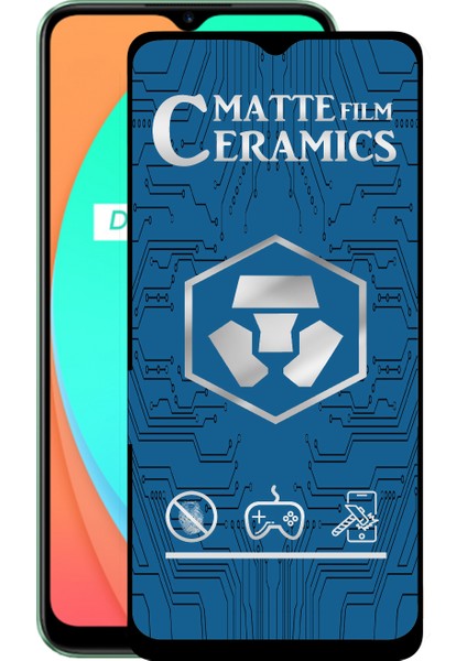 Realme C11 Tam Kaplayan Mat Seramik Nano Esnek Ekran Koruyucu