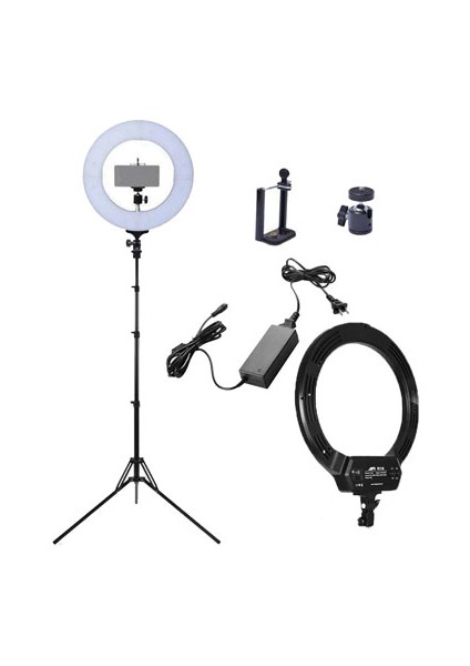 Kuaför Makyaj Çekimleri Ring Light Sürekli 480 LED Işık 2m Stand