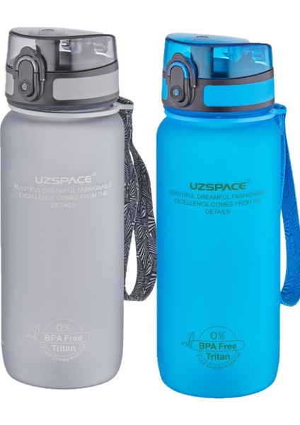 Fiftyfifty Mor 650ML Yeni Koleksyion Tritan Su Matarası