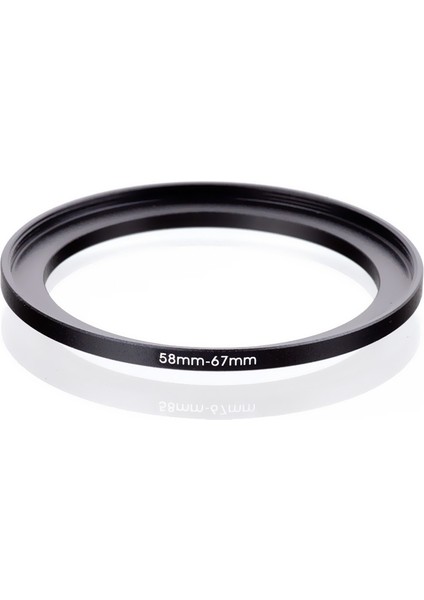 58-67MM Dönüştürücü Step Up Halka Filtre Adaptörü 58MM-67MM