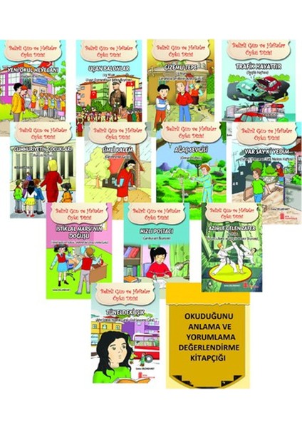4. Sınıfların Zevkle Okuyacağı 12'li Hikaye Seti - Değerlendirme Testi