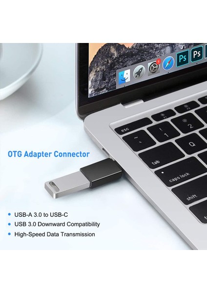 USB Type-C Otg Çevirici Adaptör Metal Dönüştürücü