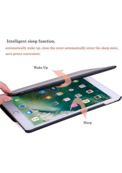 Apple iPad 7. Nesil 8. Nesil 2019 2020 10.2" Tablet Kılıfı Standlı 360° Dönebilen Deri Kılıf Rose Gold
