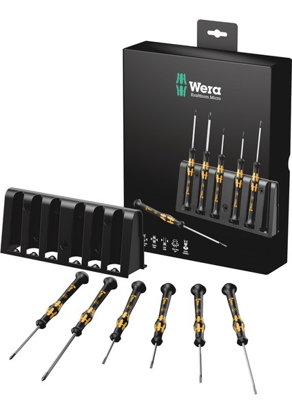 1578 A6 ESD Statik Yalıtımlı Mikro Tornavida Set 05030170001