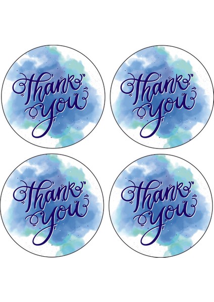 Thank You Sticker (4X4CM)