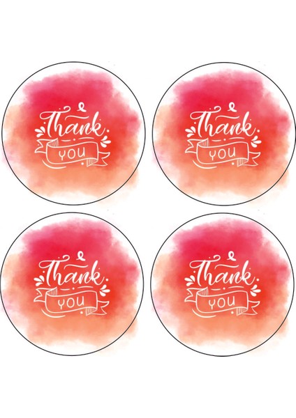 Thank You Sticker (4X4CM)