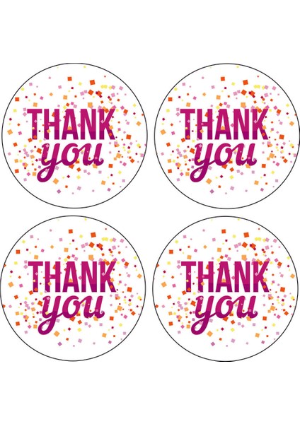Thank You Sticker (4X4CM)