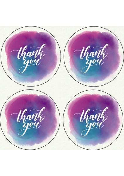 Thank You Sticker (4X4CM)