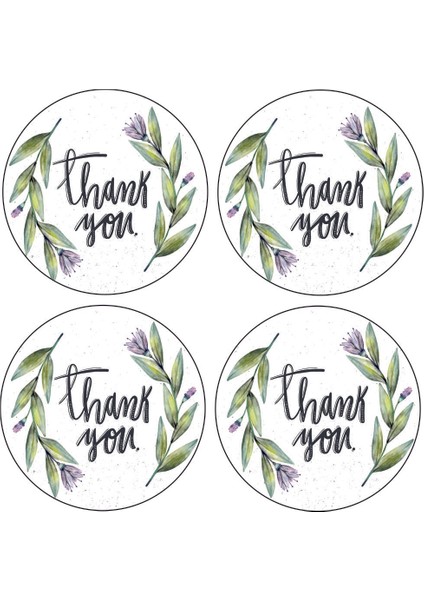 Thank You Sticker (4X4CM)