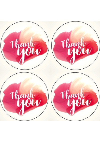 Thank You Sticker (4X4CM)