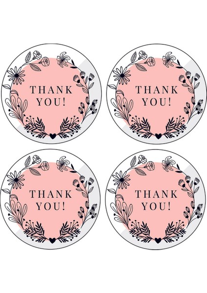 Tellgraf Thank You Sticker (4X4CM)