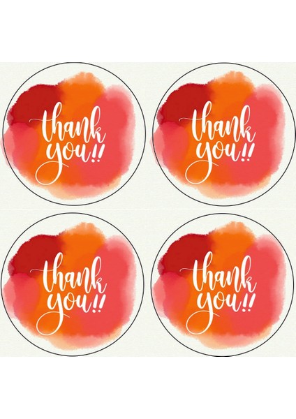 Tellgraf Thank You Sticker (4X4CM)