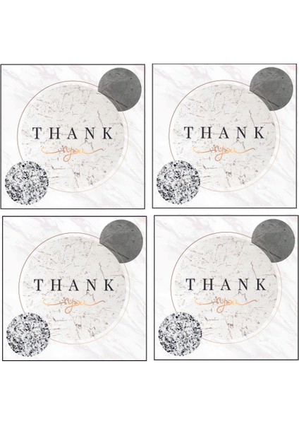 Thank You Sticker (4X4CM)