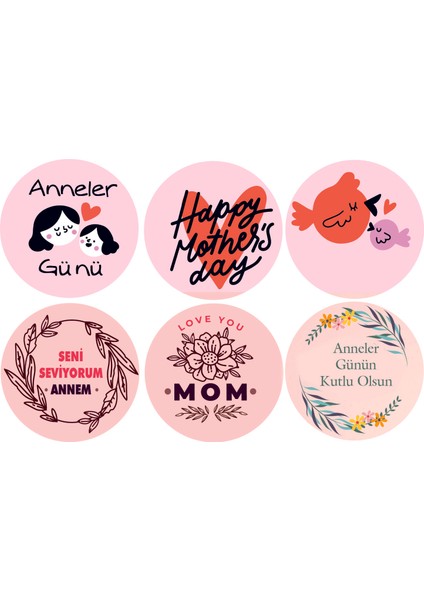 Anneler Günü Konseptli Sticker