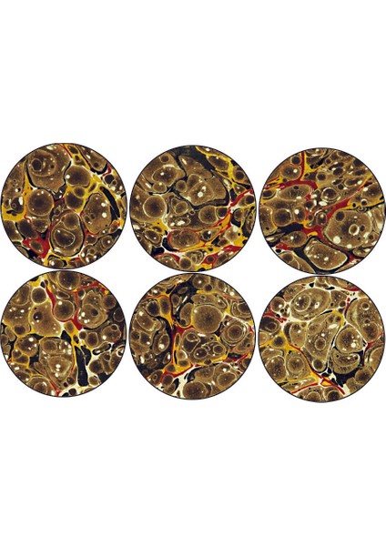 Ebru Desenli Sticker (4X4CM)