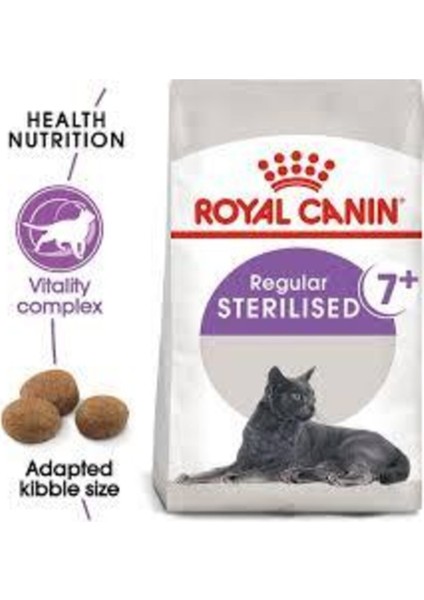 Sterilised +7 Kısırlaştırılmış Yaşlı Kedi Maması - 1,5 kg