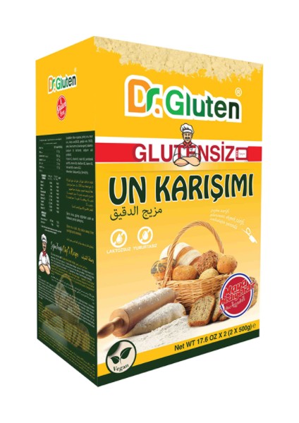 Un Karışımı 1000 gr ( Glutensiz) +10 gr Instant Maya