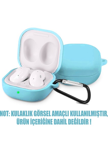 Samsung Galaxy Buds Pro Mat Silikon Kılıf Turkuaz
