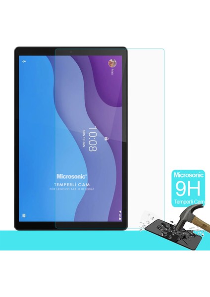 Lenovo Tab M10 TB-X306F 10.1" (TRZA6W0026TR) Tempered Glass Cam Ekran Koruyucu