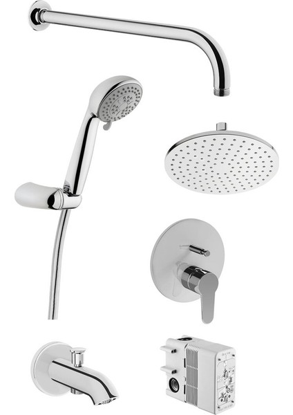 Win S Ankastre Tepe, Banyo Mafsallı Duş Seti A49248