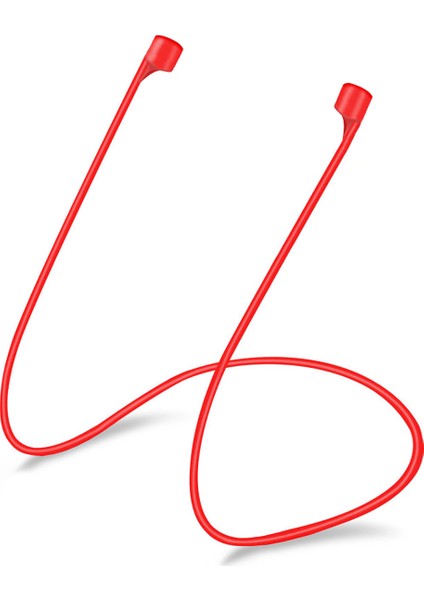 Apple Airpods Pro Neck Rope Silicone Kırmızı