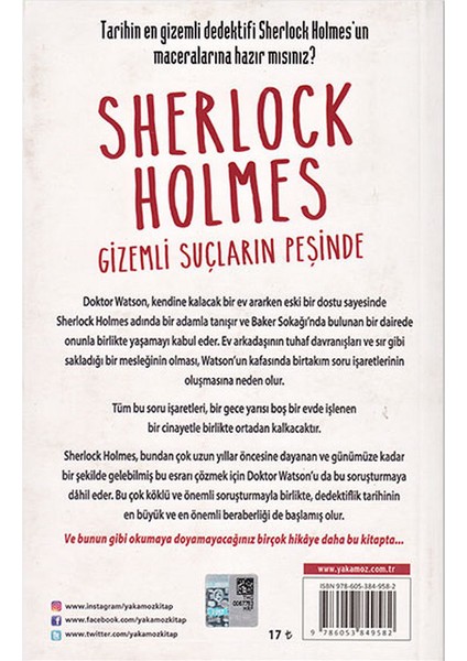 Sherlock Holmes: Görünen Gerçeklerin Ötesinde - Sherlock Holmes: Gizemli Suçların Peşinde - Sherlock Holmes: Saklı Gerçeklerin Gölgesinde - Sherlock Holmes: Şüpheli Tavırların İzinde - 5 Kitap