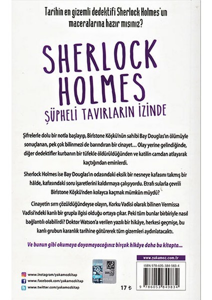 Sherlock Holmes: Görünen Gerçeklerin Ötesinde - Sherlock Holmes: Gizemli Suçların Peşinde - Sherlock Holmes: Saklı Gerçeklerin Gölgesinde - Sherlock Holmes: Şüpheli Tavırların İzinde - 5 Kitap