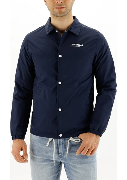 Jack & Jones Jortım Coach Jacket Ltn Lacivert Erkek Mont