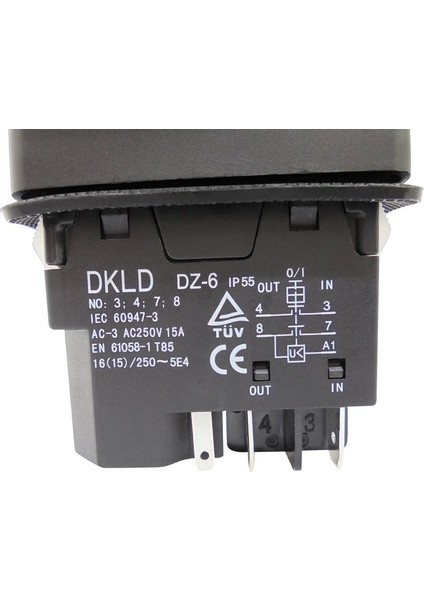 Dkld Dz-6 Gönye Kesme Şalteri 5 Pin 250 Volt Şalter Switch