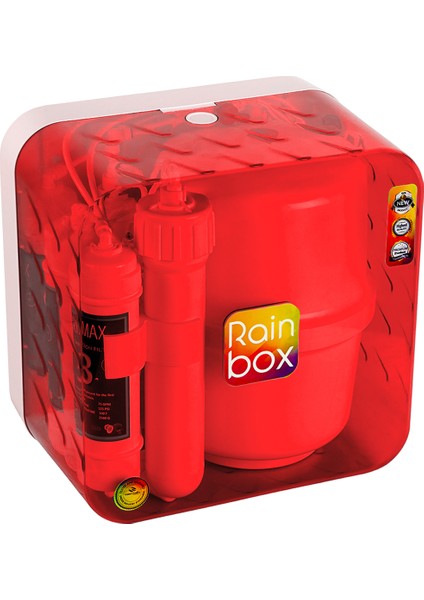 5 Aşamalı Rainbox Su Arıtma Cihazı (Kırmızı) + Tds fiyatları
