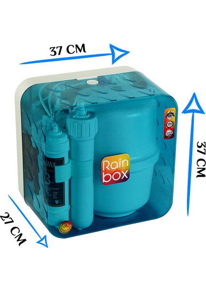 5 Aşamalı Rainbox Su Arıtma Cihazı (Yeşil) + Tds indirimleri
