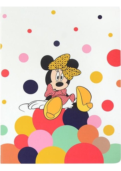 Minnie Mouse Trendy Defter 19 x 26 -60 Yaprak Kareli - Desen 2