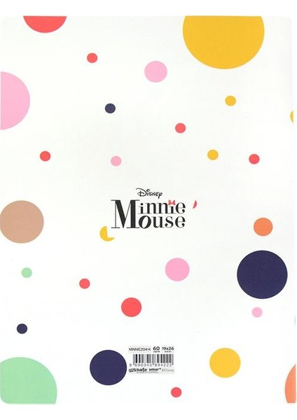 Minnie Mouse Trendy Defter 19 x 26 -60 Yaprak Kareli - Desen 2